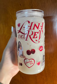 Pre-Made Lana Del Rey 16oz Snow Globe Cup