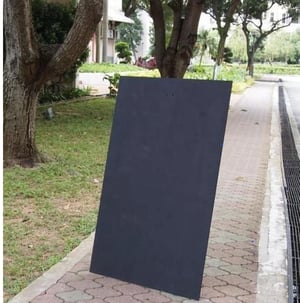 100cm x 130cm Frameless Wall Chalkboard