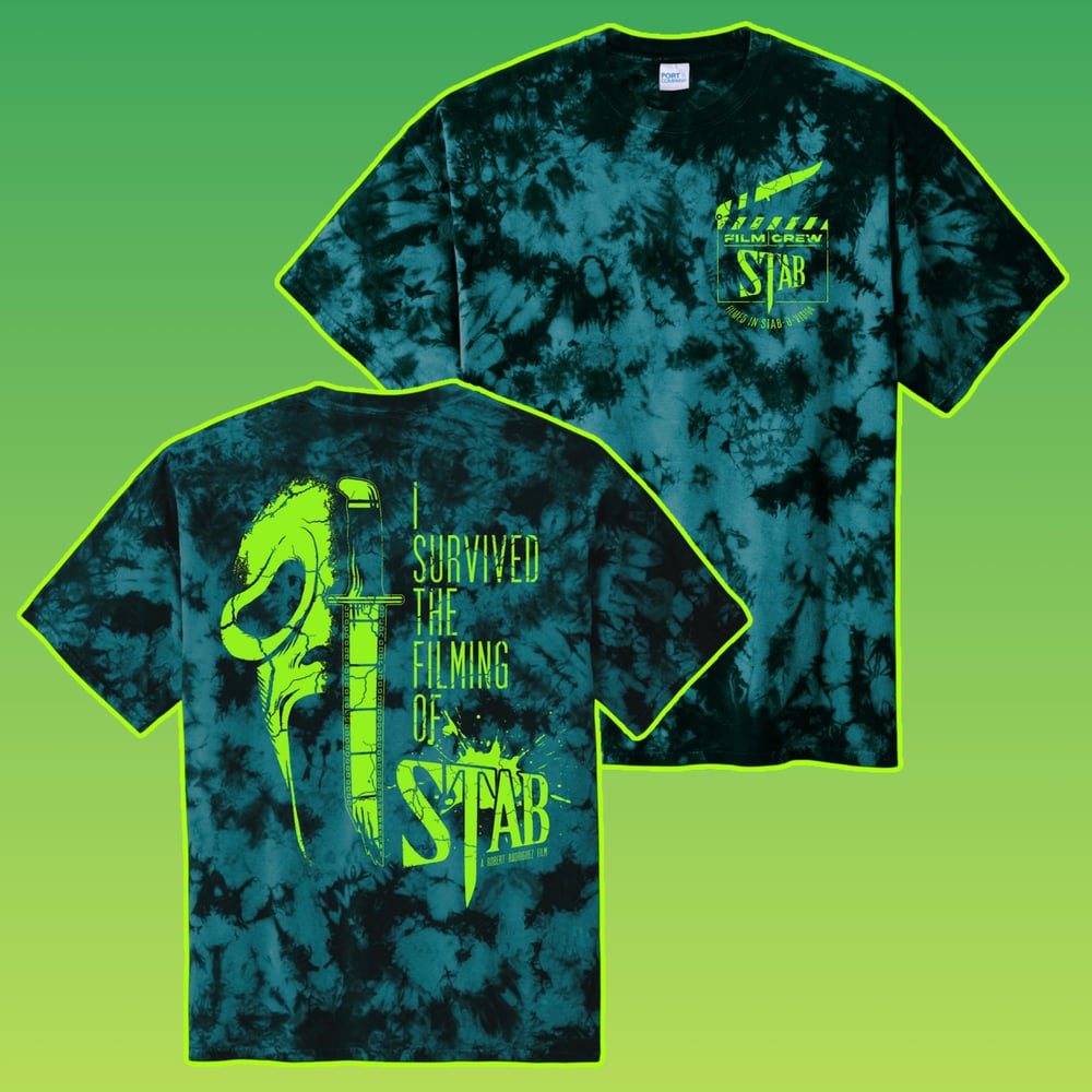 Image of STAB CREW - Teal Crystal Tie Dye 