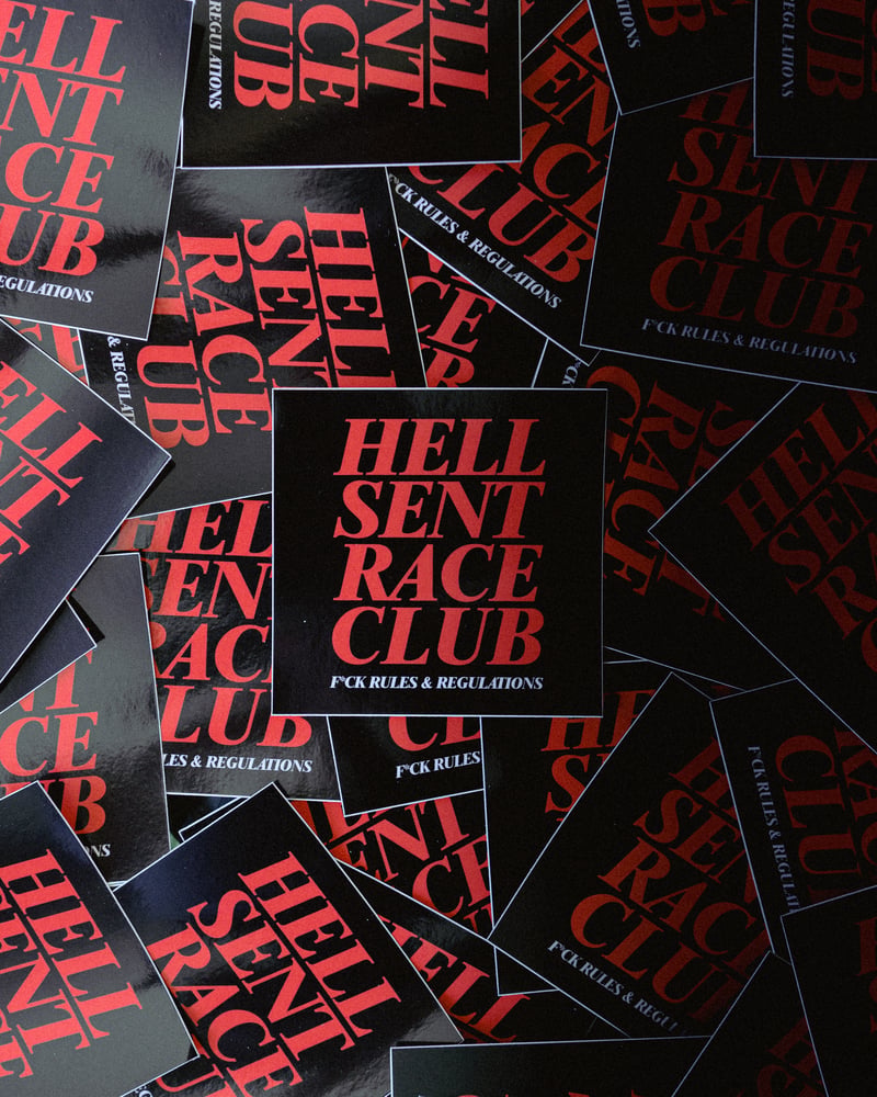 Image of Hellsent Race Club Sticker