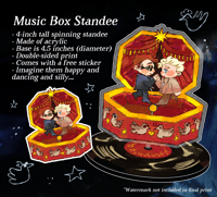 Ineffable Husbands Music Box Spinning Standee