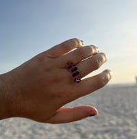 Image 3 of spiky mustache rings!