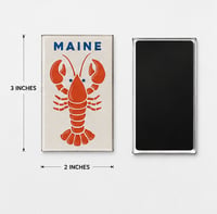 Image 4 of Maine Lobster Magnet- Acrylic Magnet