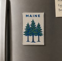 Image 4 of Maine Pine Tree Magnet - Acrylic Magnet