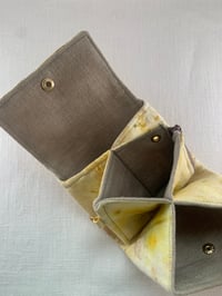 Image 3 of Lithuanian linen wallet / FLOWERS #005