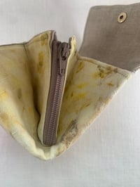 Image 4 of Lithuanian linen wallet / FLOWERS #005
