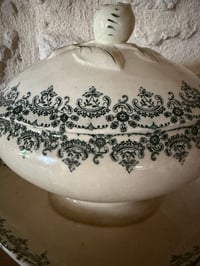 Image 3 of Saucière en terre de fer H.Boulenger modèle Mai - Art de la table ancien
