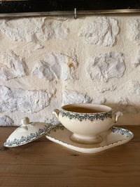 Image 5 of Saucière en terre de fer H.Boulenger modèle Mai - Art de la table ancien