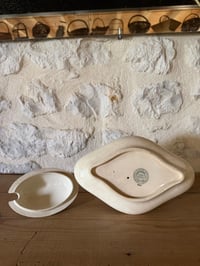 Image 9 of Saucière en terre de fer H.Boulenger modèle Mai - Art de la table ancien