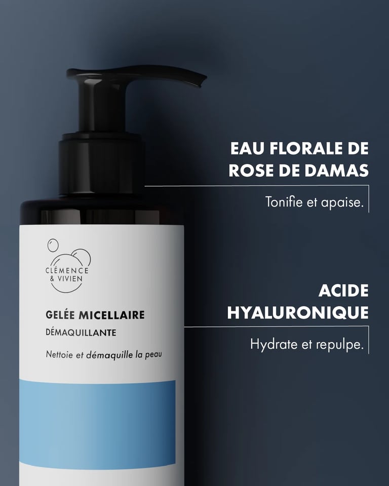 Gelée micellaire démaquillante Clémence et Vivien Image 2