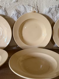 Image 3 of Service en demi porcelaine Badonviller - Assiettes anciennes 