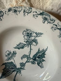 Image 1 of Assiette creuse en terre de fer Saint Amand modèle Richelieu - Art de la table ancien