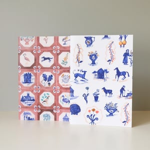 Image of Pair of A5 stapled paper notebooks