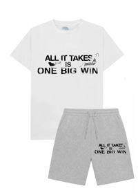 ONE BIG WIN- Short & T shirt set