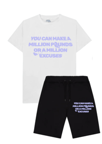  A MILLION LAVENDER- Short & T shirt set 