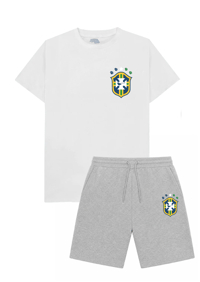 OG BRAZIL GREY- Short & T shirt set 