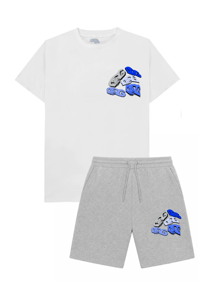 OG BASICS WILD BLUE- Short & T shirt set  
