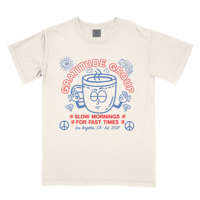 Gratitude Group Slow Mornings 5 Year Anniv Tee (Ivory)