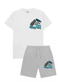 OG BASICS CEMENT- Short & T shirt set 