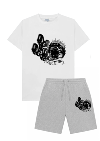 OG LIZZY GREY- Short & T shirt set 