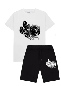 OG LIZZY BLACK- Short & T shirt set 
