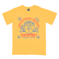 Gratitude Group Slow Mornings 5 Year Anniv Tee (Citrus)
