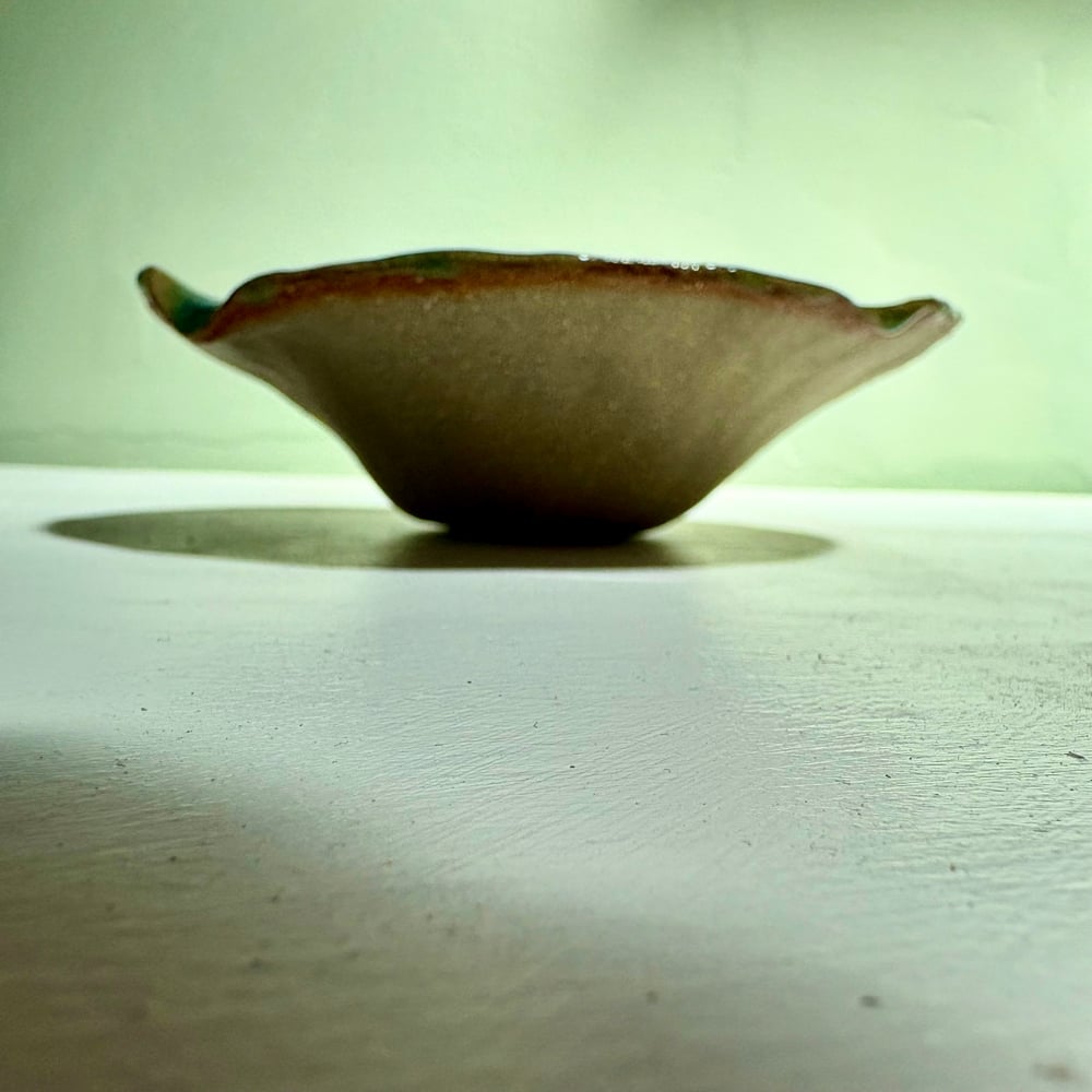 Image of Single glass Lilly dish 
