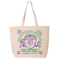 Gratitude Group Jumbo Zipper Totes