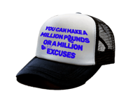 A MILLION BLUE- MESH TRUCKER CAP