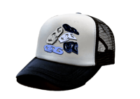 OG BASICS WILD BLUE- MESH TRUCKER CAP