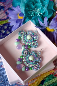 Image 2 of  Mini Earrings - Edition Pearl - Cold Rainbow