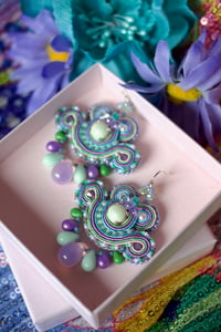 Image 5 of  Mini Earrings - Edition Pearl - Cold Rainbow