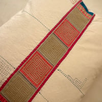 Image 8 of SW CHINA HILL TRIBES HAND EMBROIDERED VINTAGE PANELS A & B