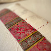 Image 3 of SW CHINA HILL TRIBES HAND EMBROIDERED VINTAGE PANELS A & B