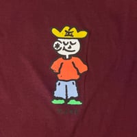 Image 3 of Cowboy Tee Maroon