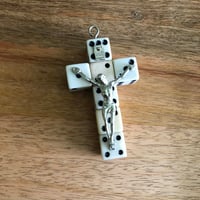 Image 2 of Lousy Crucifix handmade lucky dice crucifix 