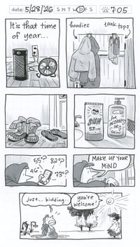 NEW!! Daily Comic 5/28: Wishy Washy Weather