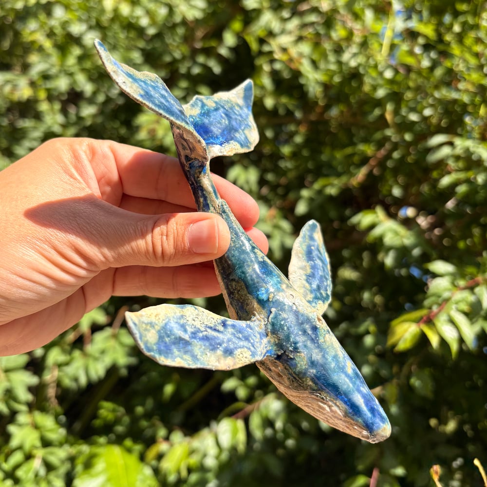 Image of Small whale sculpture 