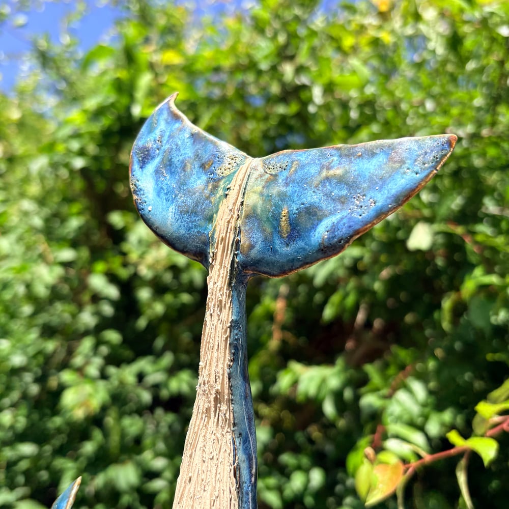 Image of Large whale sculpture 