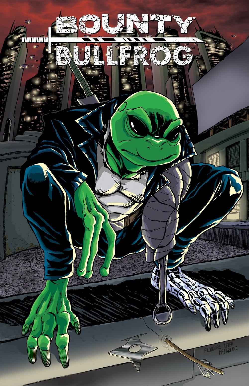 HEROESCON 2026 EXCLUSIVE Bounty Bullfrog #1 - Mcfarlane Spiderman homage variant 