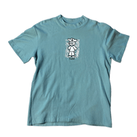 Cowboy Teal Polo Tee