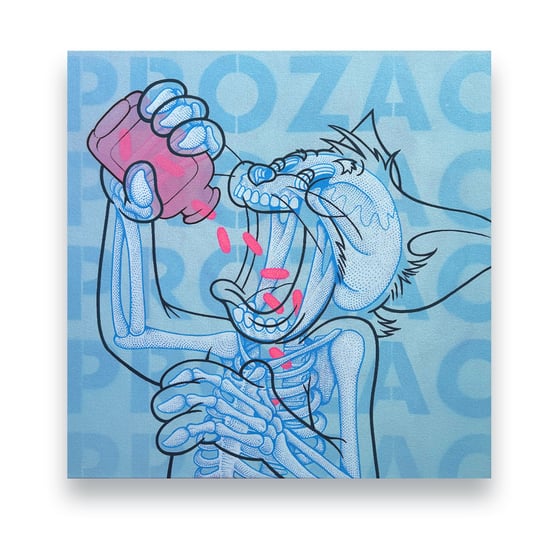 Image of Pro-Prozac Original Painting