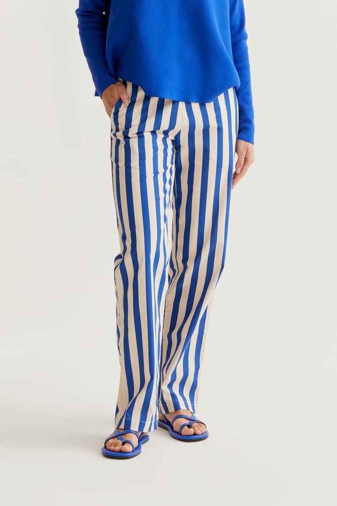 Image of Pantalón rayas azules