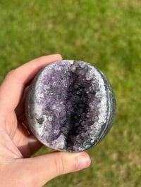 Image 1 of Amethyst Druzy Sphere #1