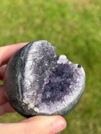 Image 7 of Amethyst Druzy Sphere #1