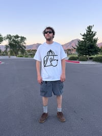 Image 2 of 25 Dog Tee White