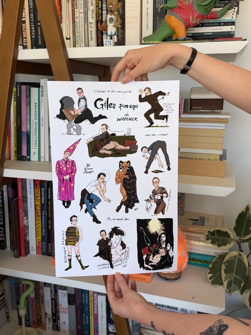 Image of Rupert Giles Pin-Up Flash Sheet