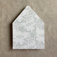 Image 7 of poppy floral printed envelope liner for A7envelope PACK o...