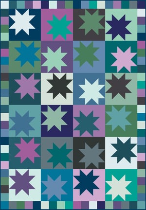 Dancing Stars Quilt Pattern by Christa Watson (CQ148) - Introductory Sale