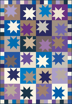 Dancing Stars Quilt Pattern by Christa Watson (CQ148) - Introductory Sale